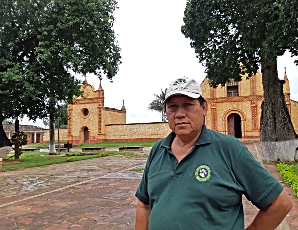 Julio Socoré, cacique de la Central Indígena en San José